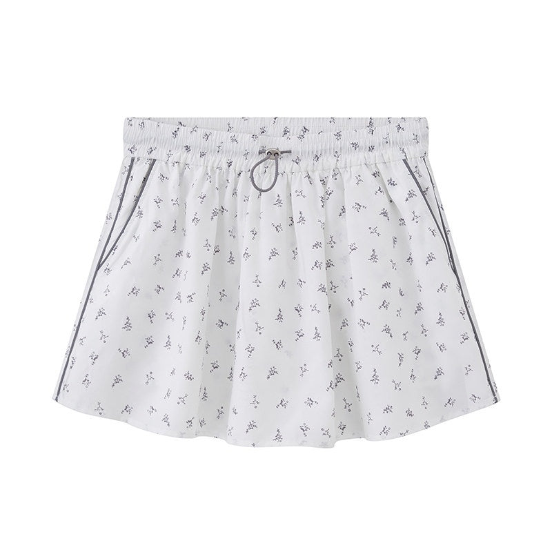DIDDI_MODA_White_Floral_Drawstring_Colorblock_Loose_Uv_Women&