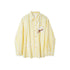 DIDDI_MODA_Yellow_White_Striped_Puff_Sleeve_Women&