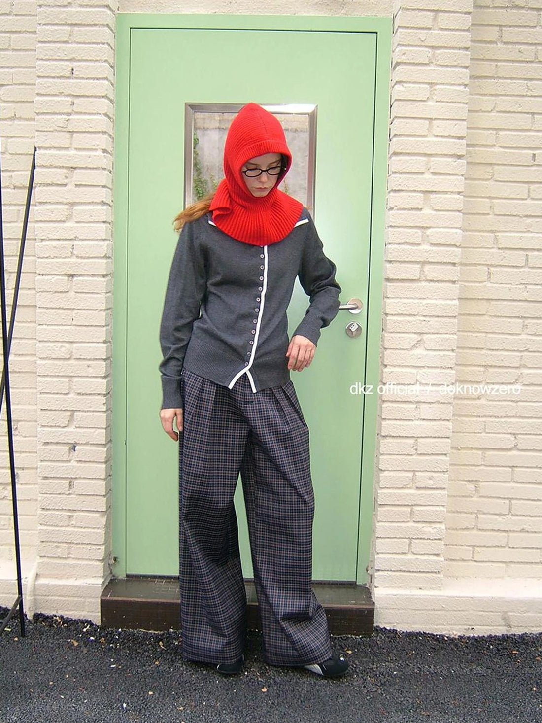 DKZ OFFICIAL 100 % Wool Balaclava Knitted Hat