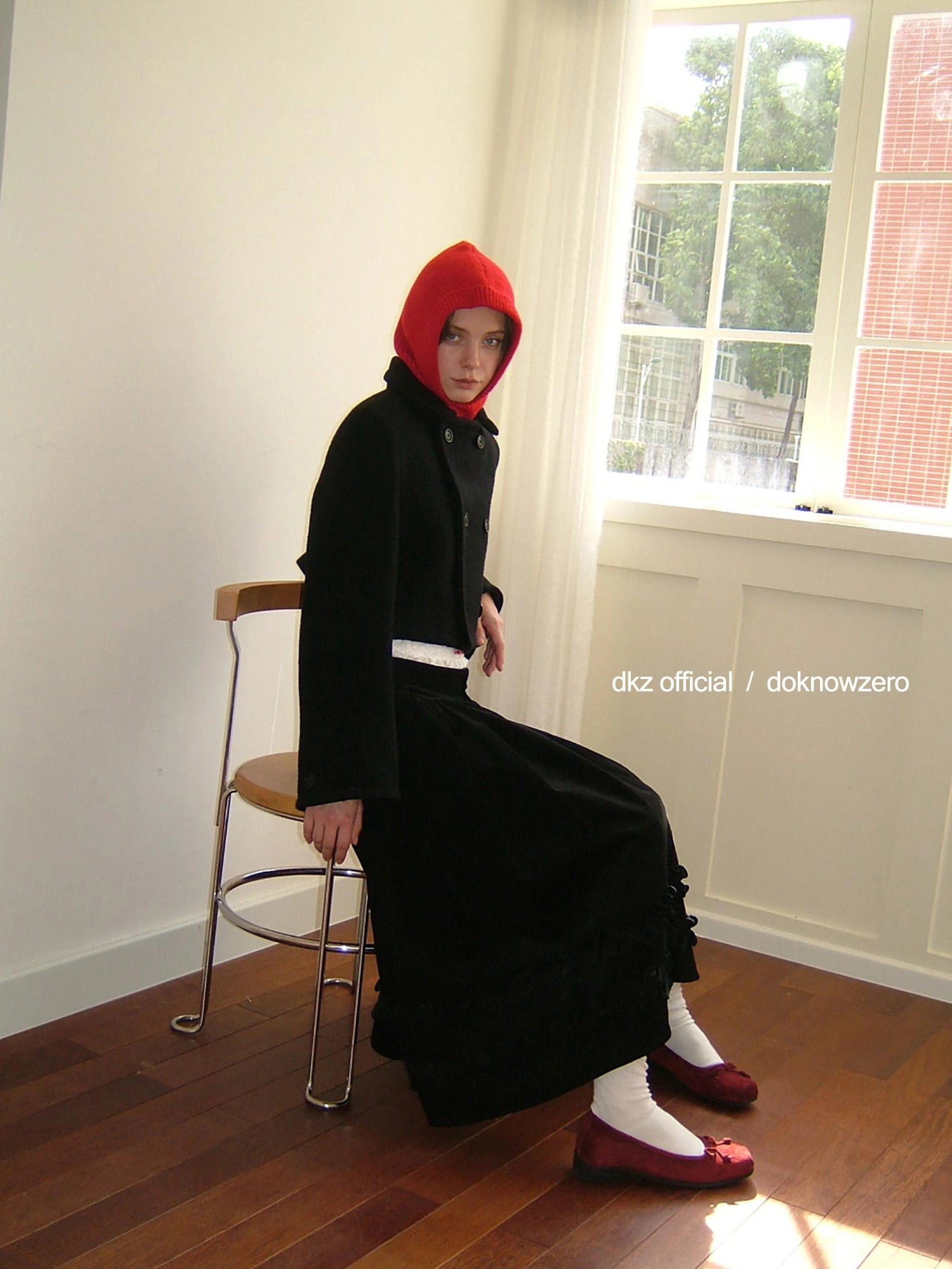 DKZ OFFICIAL 100 % Wool Balaclava Knitted Hat