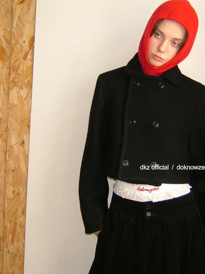 DKZ OFFICIAL 100 % Wool Balaclava Knitted Hat