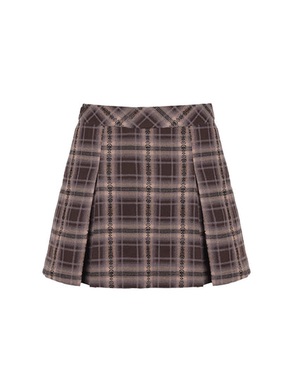 DKZ_OFFICIAL_Autumn_High_Waist_Plaid_A_Line_Skirt_MISSTT