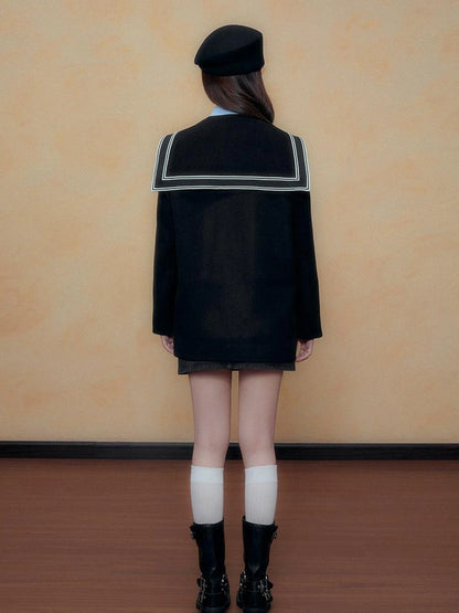 DKZ OFFICIAL Autumn Winter College Nautical Blazer