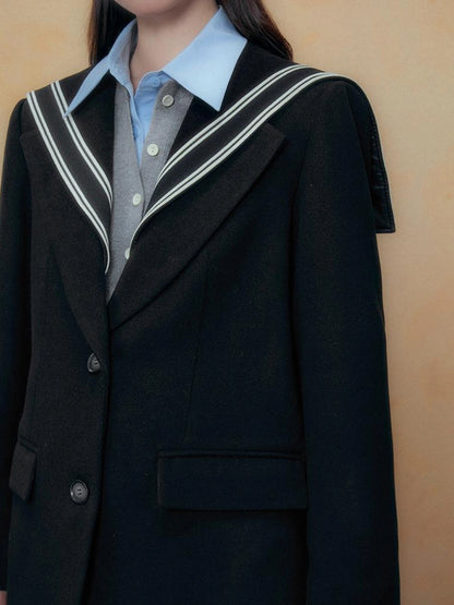 DKZ OFFICIAL Autumn Winter College Nautical Blazer