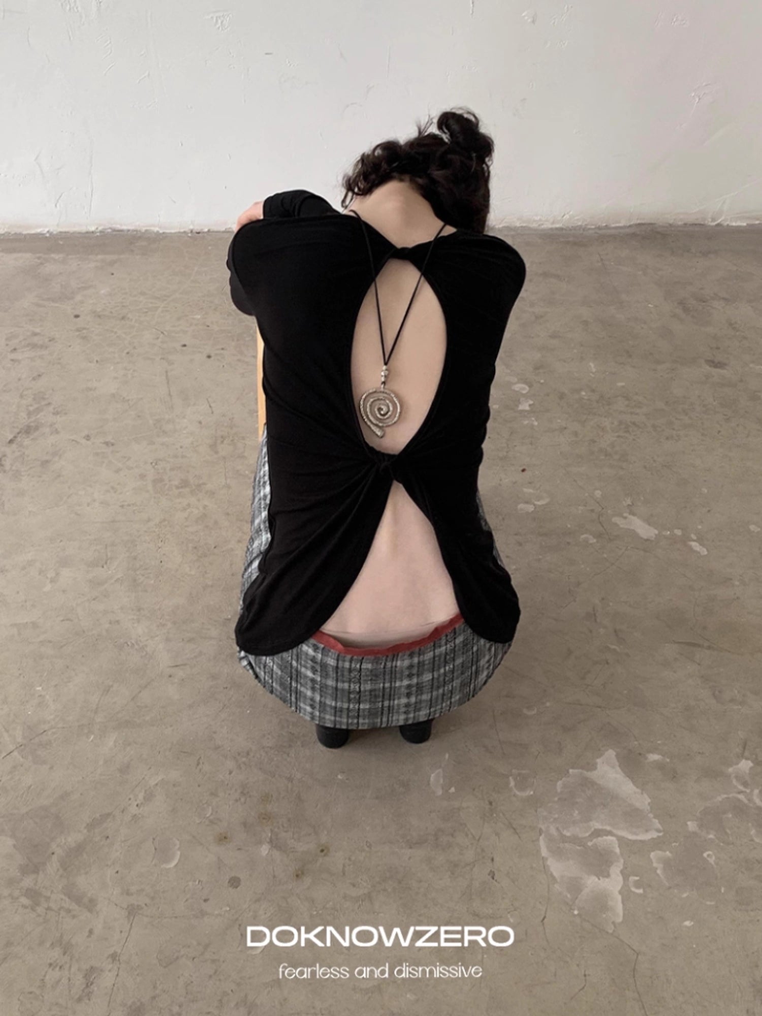 DKZ_OFFICIAL_Back_Tie_Cutout_Long_Sleeve_T-Shirt_MISSTT