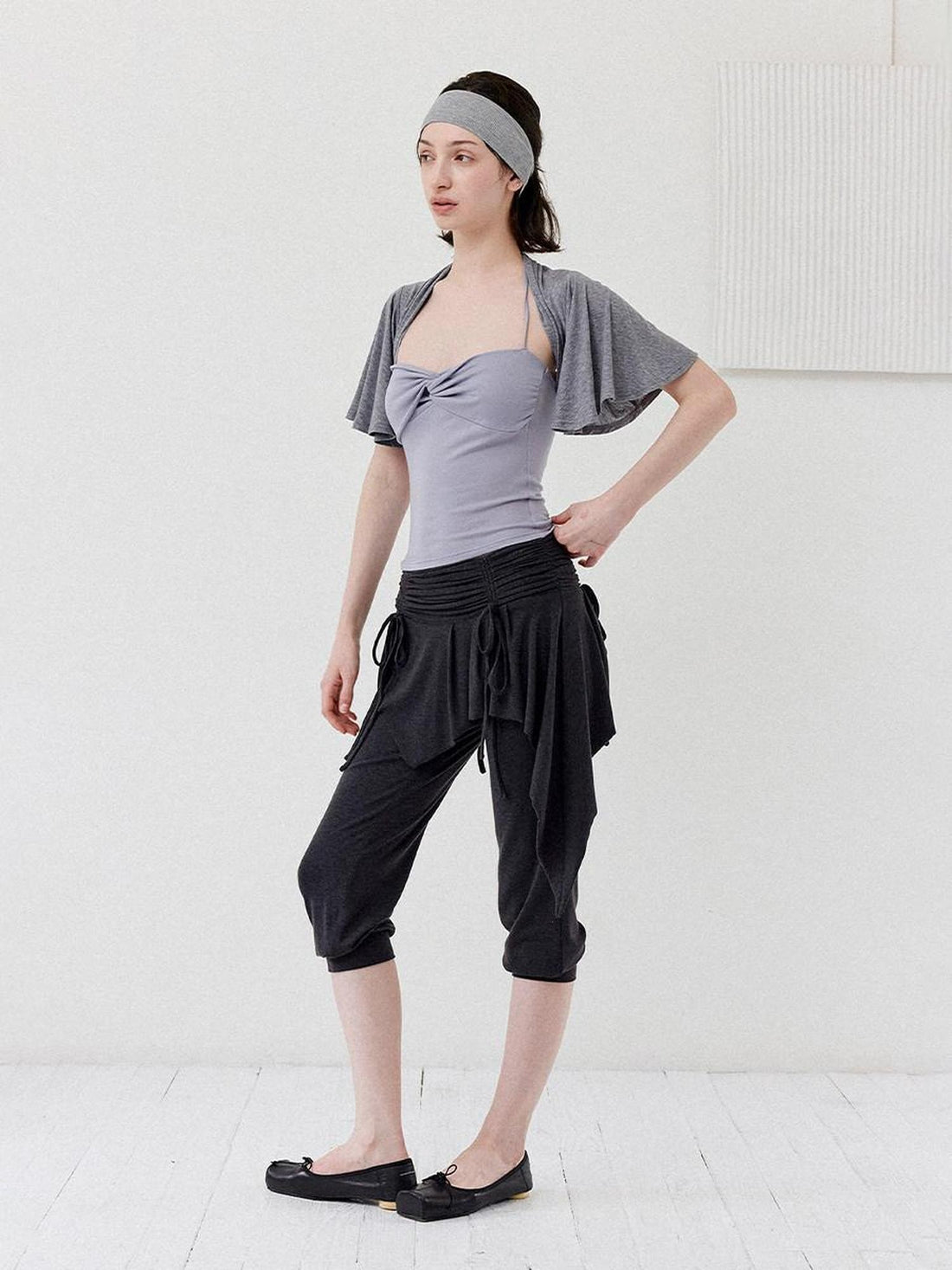 DKZ OFFICIAL Ballet Inspired Twisted Knot Halter Women&