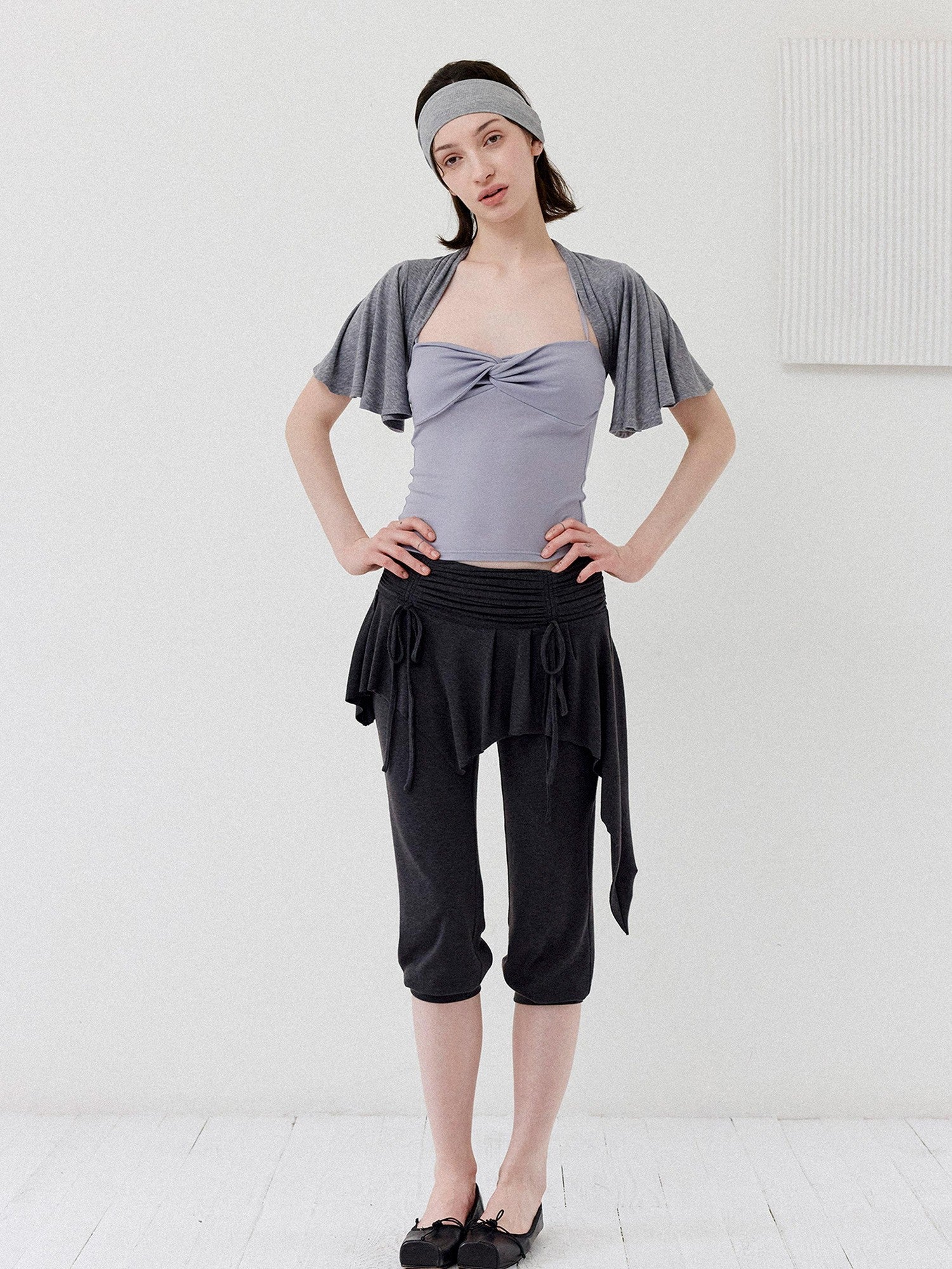 DKZ OFFICIAL Ballet Inspired Twisted Knot Halter Women&