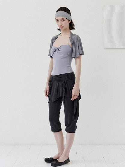 DKZ OFFICIAL Ballet Layered Asym Hem Paneling Women&