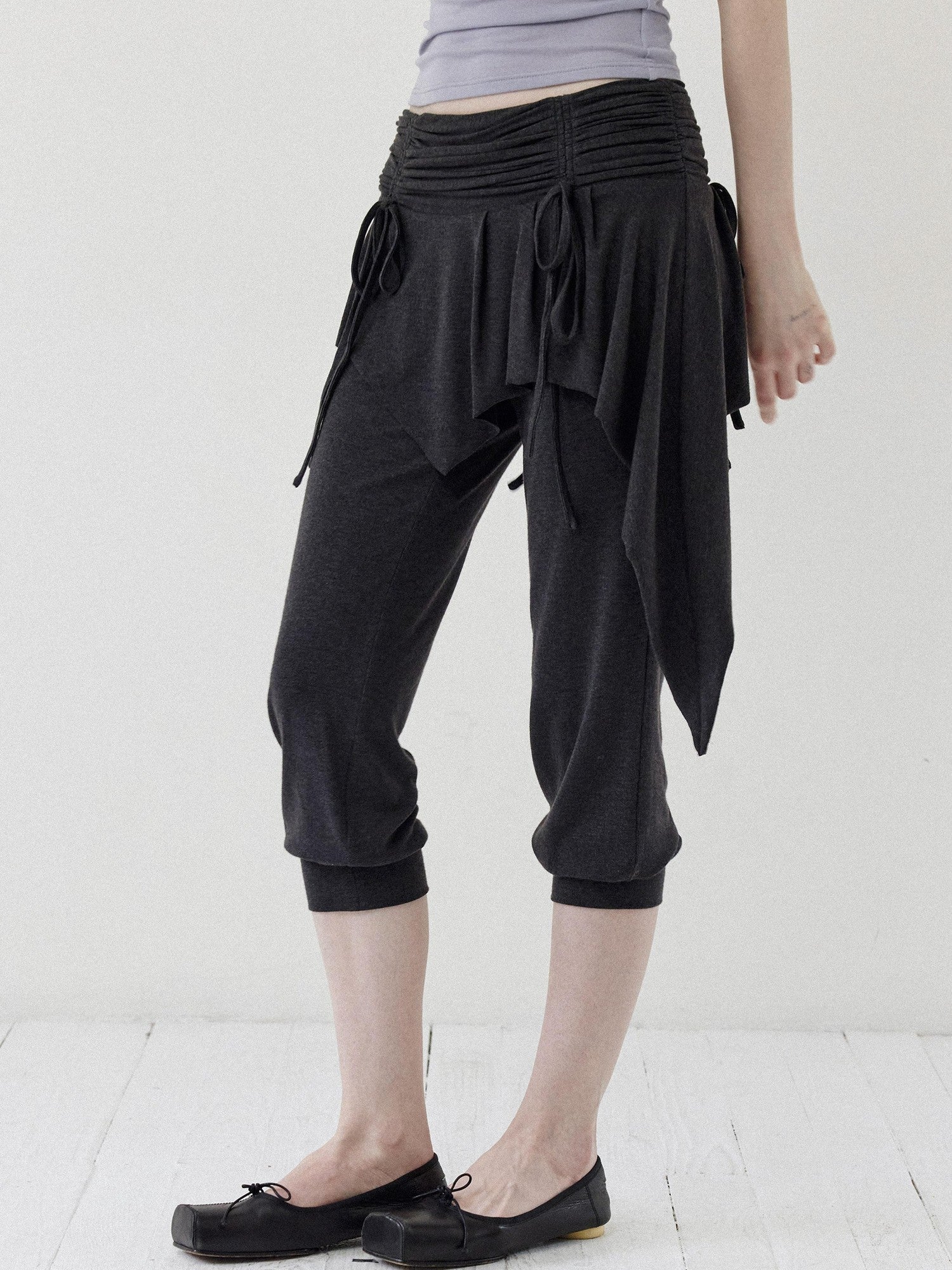DKZ OFFICIAL Ballet Layered Asym Hem Paneling Women&