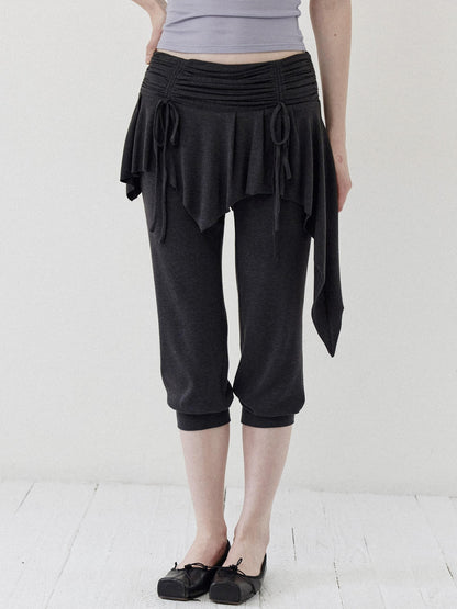 DKZ OFFICIAL Ballet Layered Asym Hem Paneling Women&