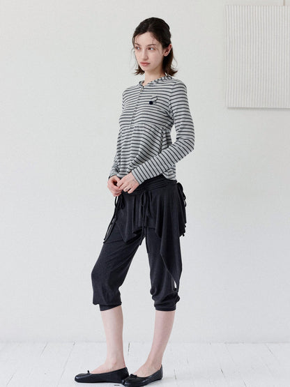DKZ OFFICIAL Ballet Layered Asym Hem Paneling Women&
