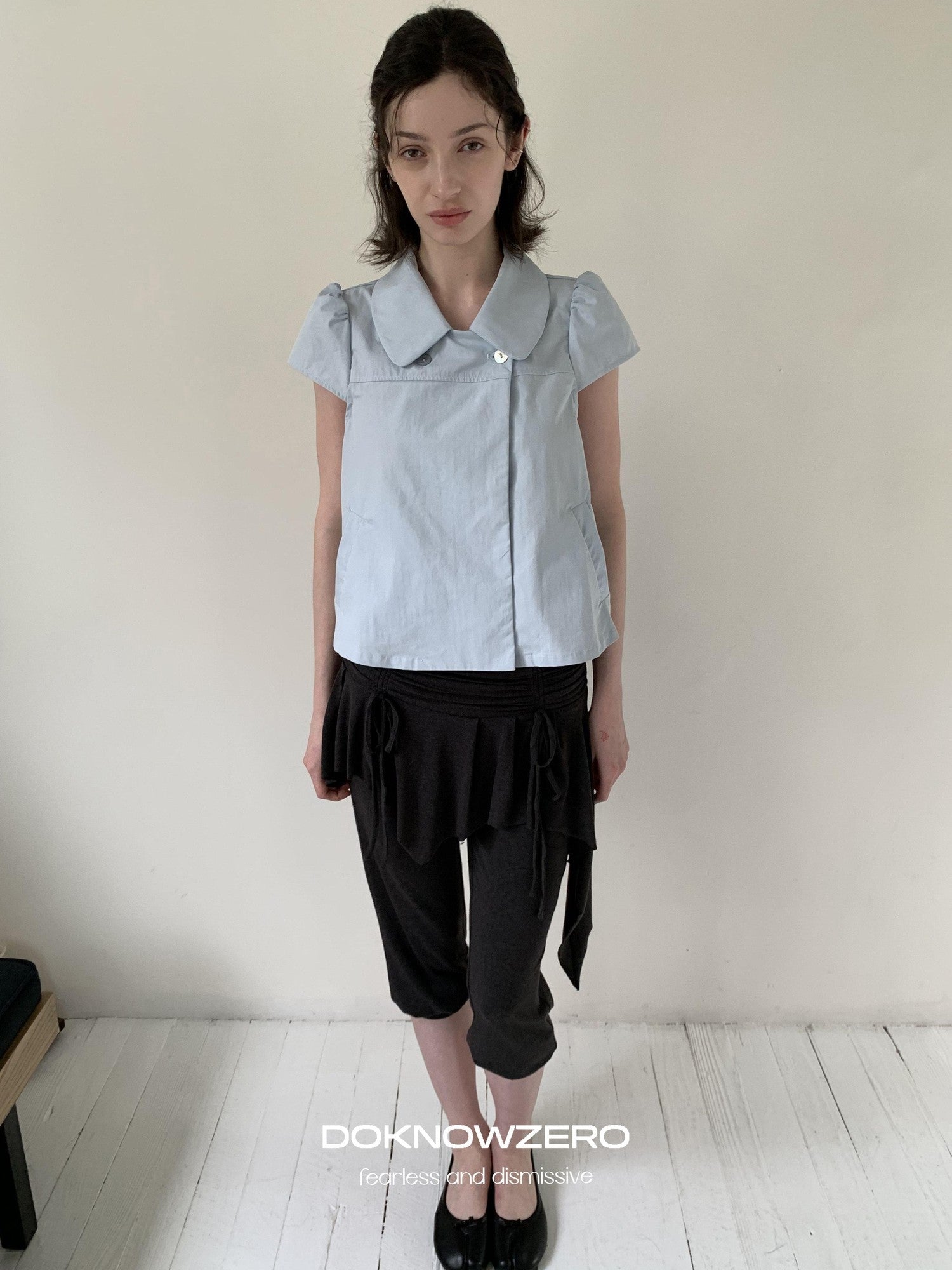 DKZ OFFICIAL Ballet Layered Asym Hem Paneling Women&
