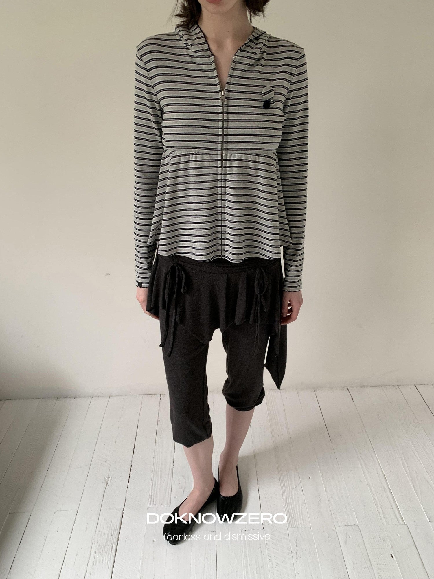 DKZ OFFICIAL Ballet Layered Asym Hem Paneling Women&
