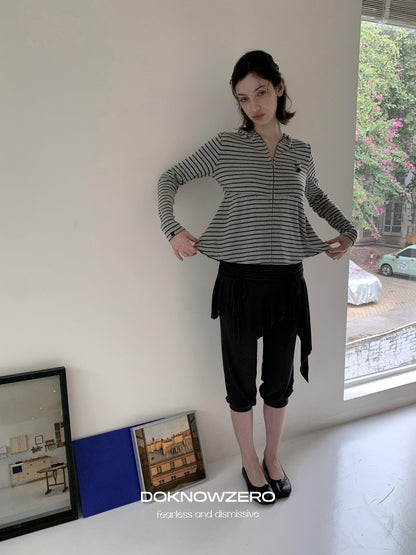 DKZ OFFICIAL Ballet Layered Asym Hem Paneling Women&
