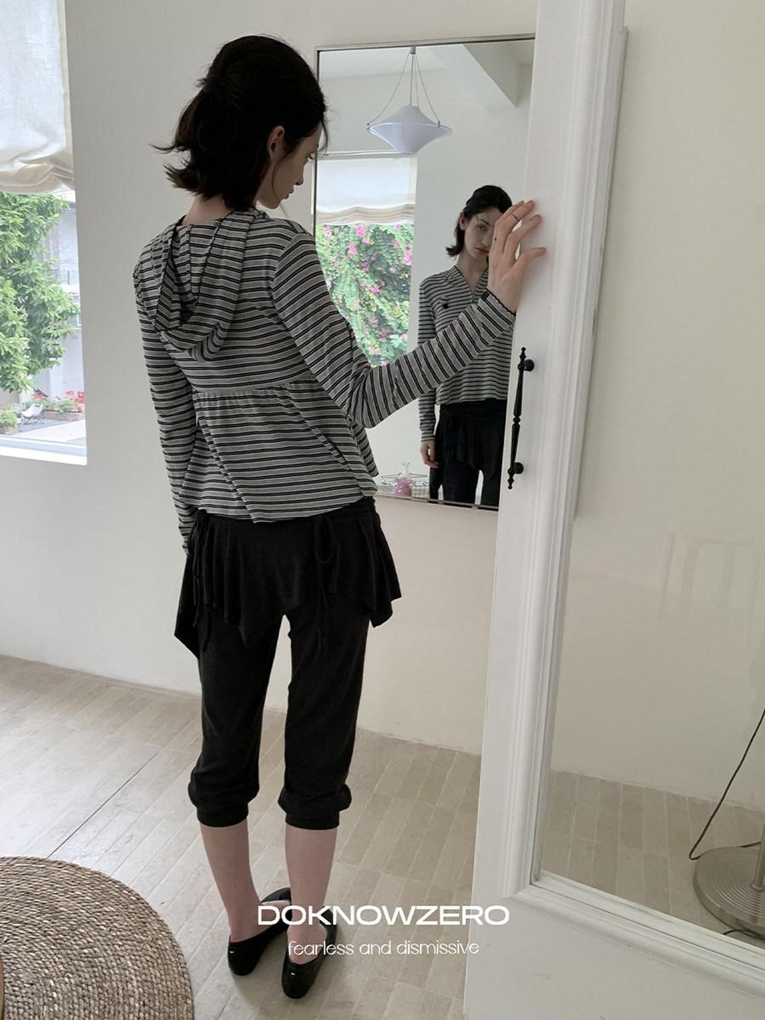 DKZ OFFICIAL Ballet Layered Asym Hem Paneling Women&