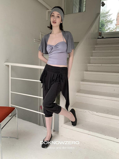 DKZ OFFICIAL Ballet Layered Asym Hem Paneling Women&