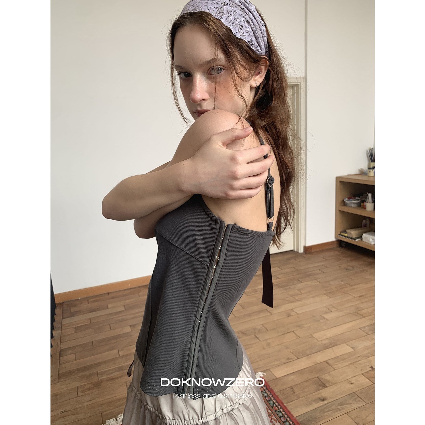 DKZ_OFFICIAL_Basic_Side_Button_Slim_Fit_Women&