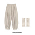 DKZ_OFFICIAL_Beige_Draped_Convertible_Elastic_Waist_Pocket_Women&