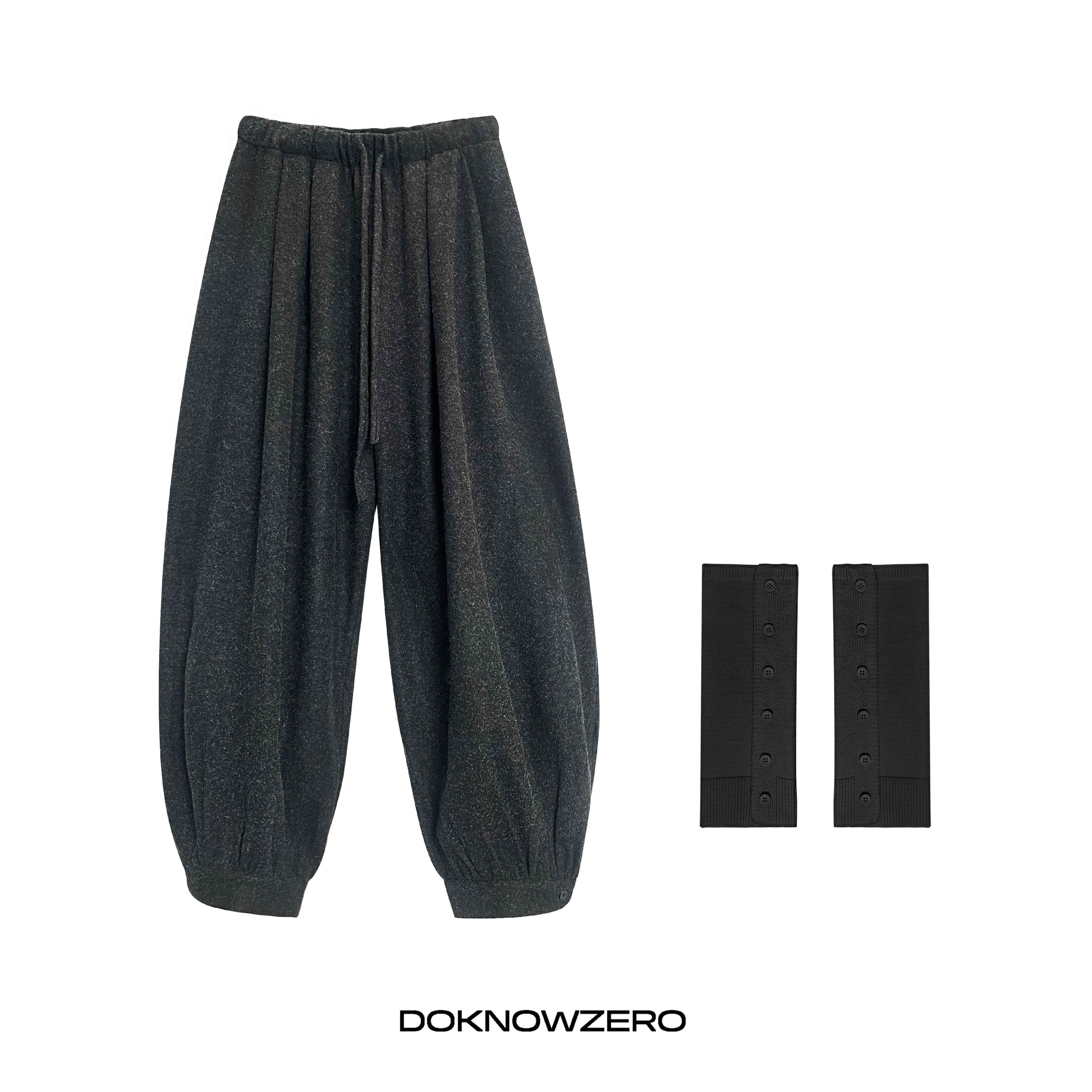 DKZ_OFFICIAL_Beige_Draped_Convertible_Elastic_Waist_Pocket_Women&