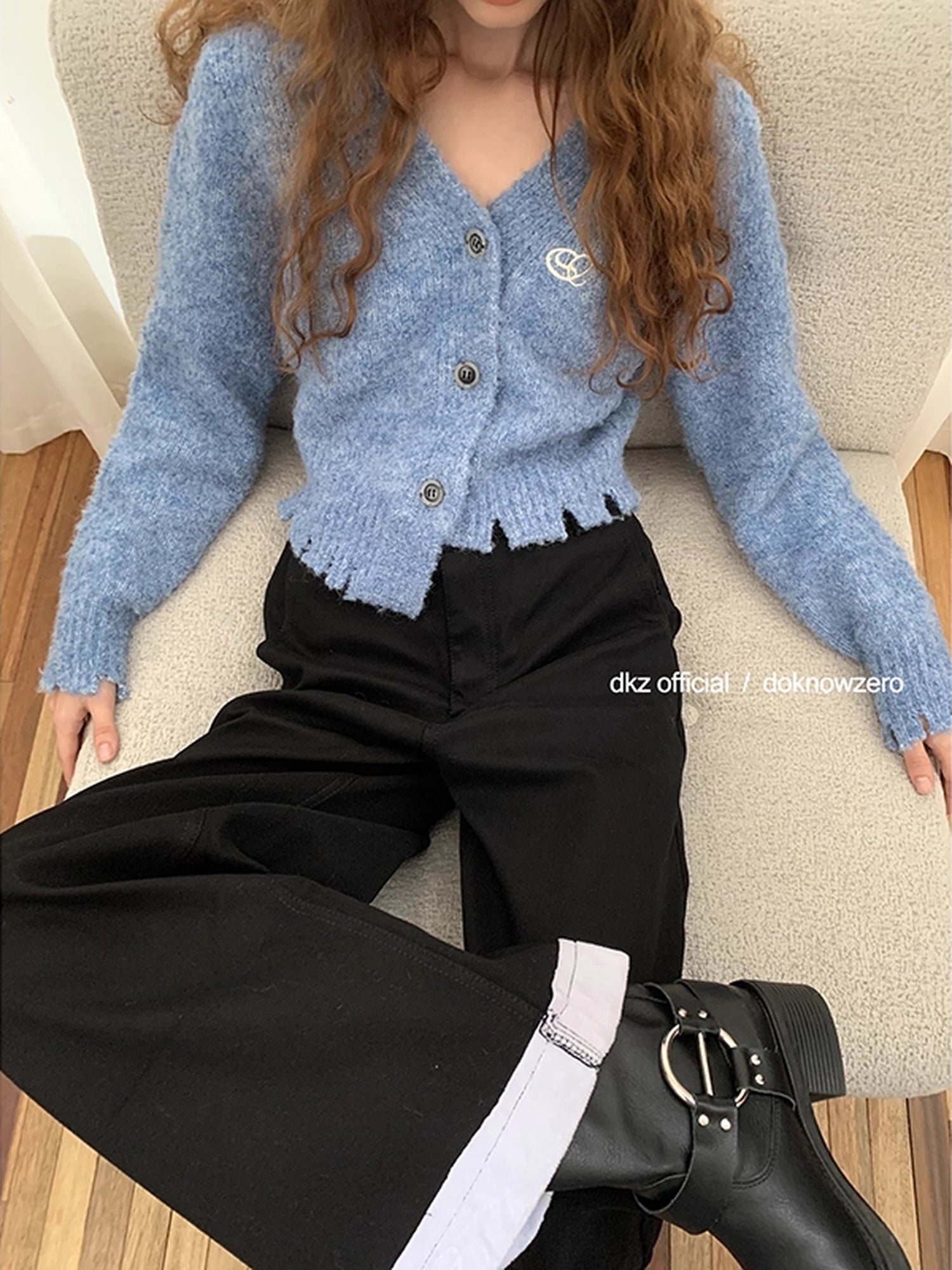 DKZ_OFFICIAL_Blue_Cropped_Distressed_Knit_Cardigan_MISSTT