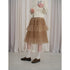 DKZ_OFFICIAL_Camel_Tulle_Puff_Ruffle_Lace_Splice_Women&