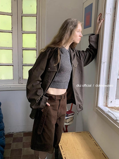 DKZ_OFFICIAL_Caramel_Textured_Pu_Leather_Jacket_Loose_Fit_Retro_Style_MISSTT