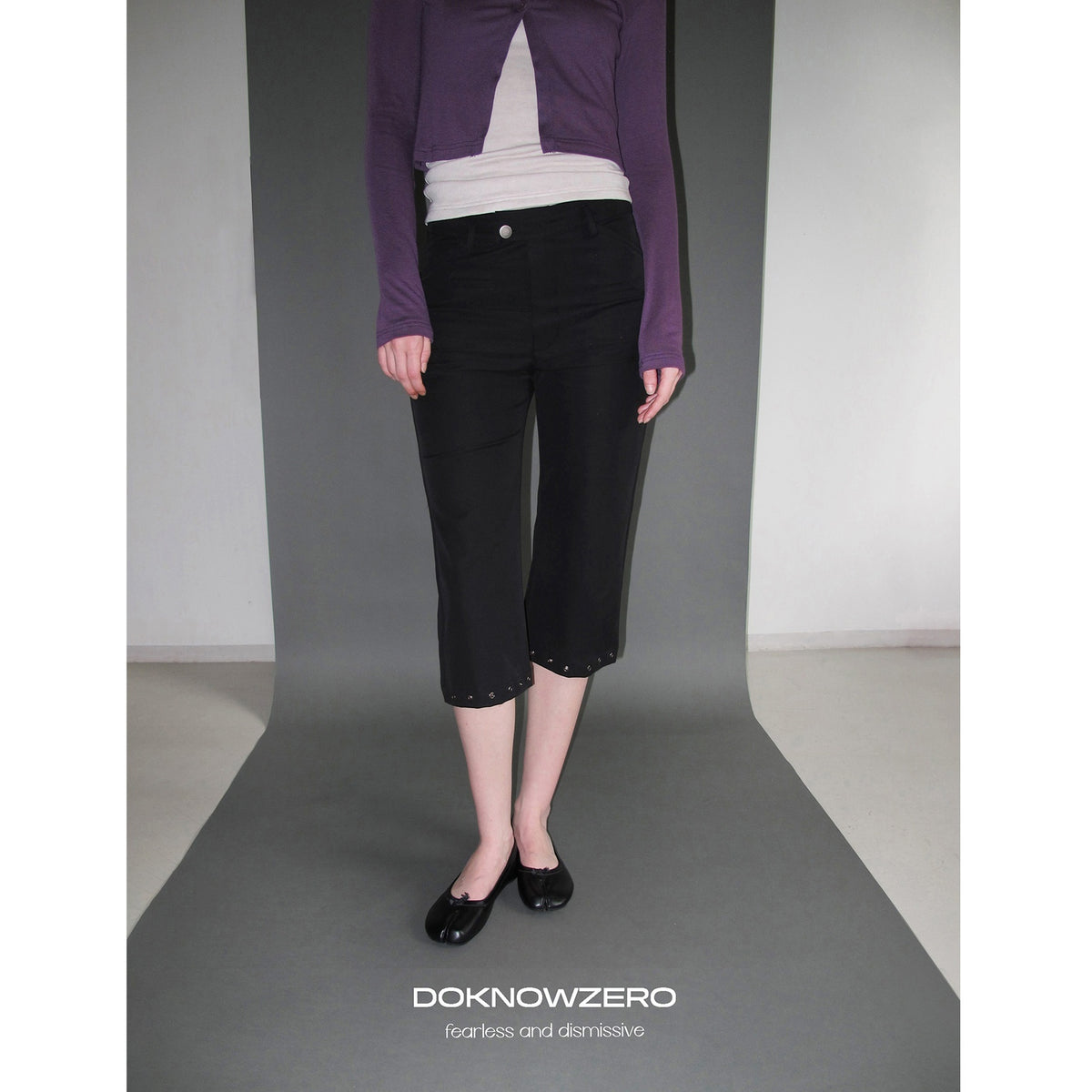 DKZ_OFFICIAL_Casual_Low_Waist_Straight_Leg_Women&