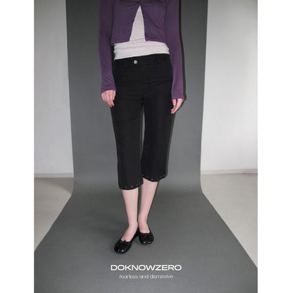 DKZ_OFFICIAL_Casual_Low_Waist_Straight_Leg_Women&