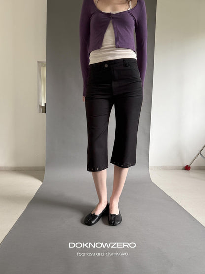 DKZ OFFICIAL Casual Low Waist Straight Leg Women&