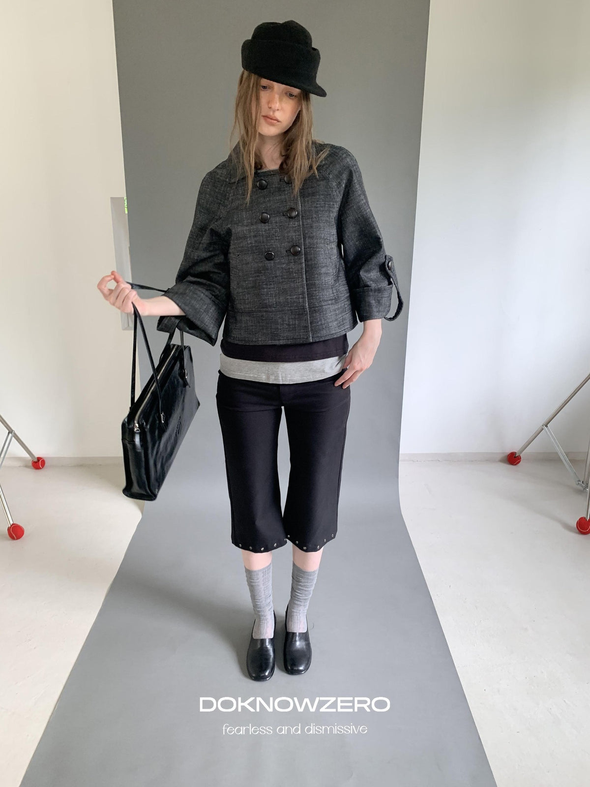 DKZ OFFICIAL Casual Low Waist Straight Leg Women&