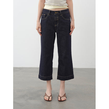 DKZ_OFFICIAL_Dark_Blue_Raw_Denim_Cropped_Retro_Women&