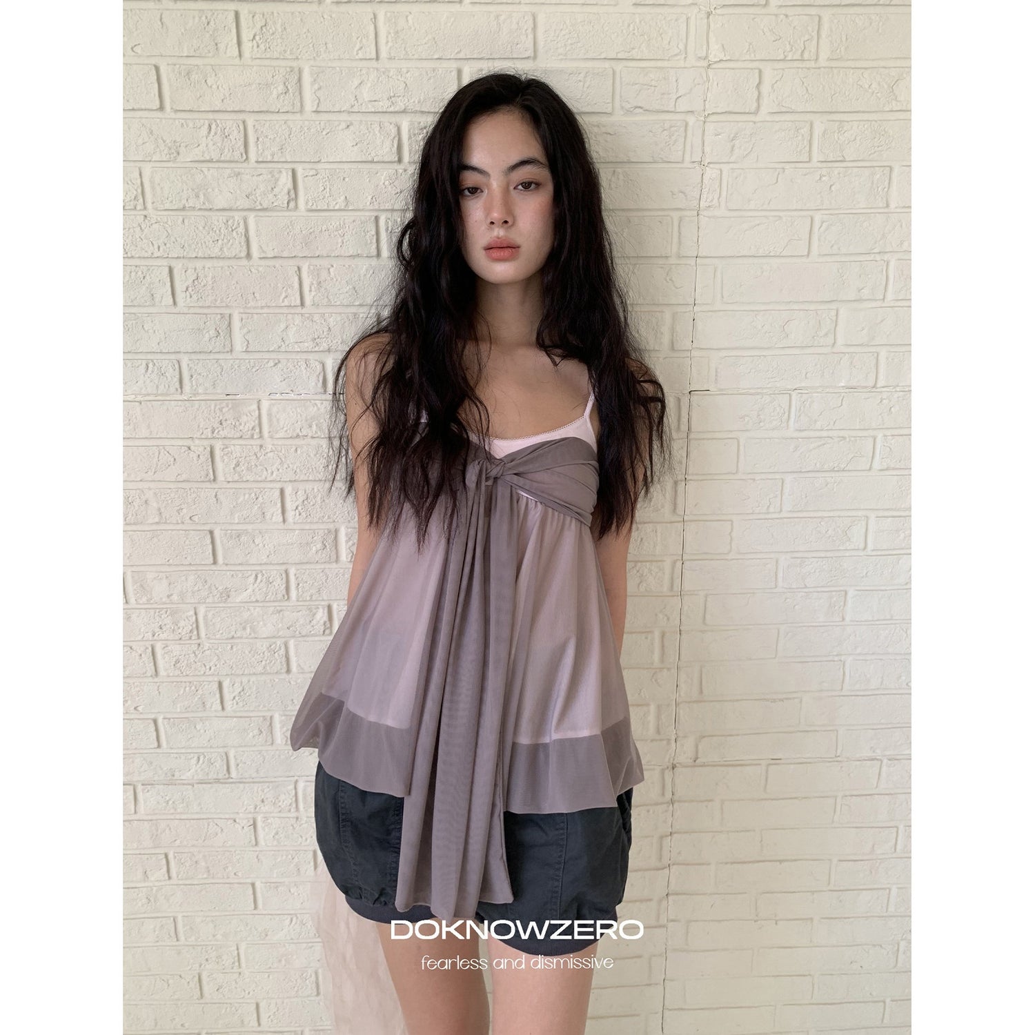 DKZ_OFFICIAL_Deep_Blue_Tulip_Lantern_Foldover_Waist_Women&