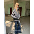 DKZ_OFFICIAL_Deep_Gray_Stand_Collar_Double_Breasted_Doubleface_Women&