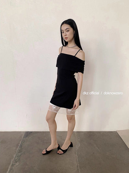 DKZ_OFFICIAL_Detachable_Off_Shoulder_Black_Tube_Top_Mini_Dress_MISSTT