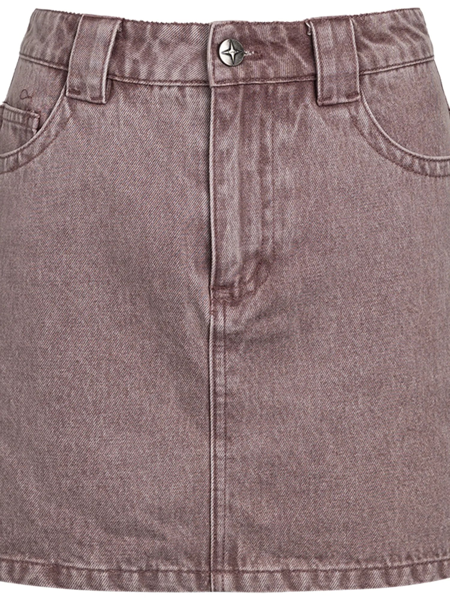 DKZ_OFFICIAL_Dirty_Pink_A_Line_Denim_Mini_Skirt_MISSTT