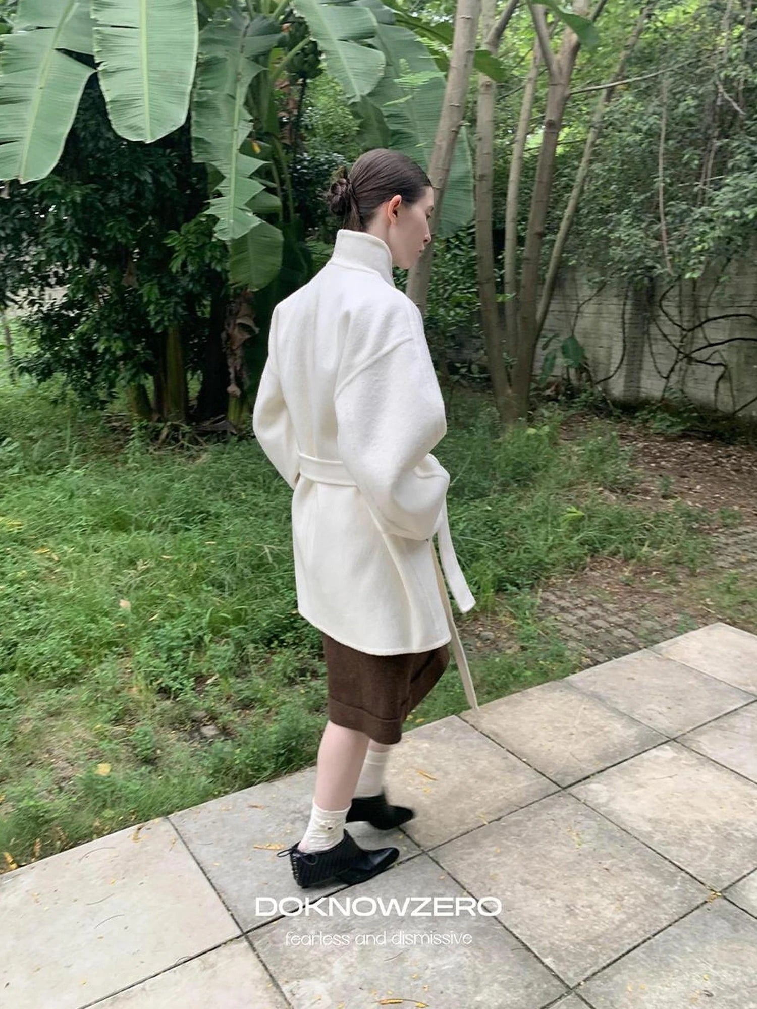 DKZ OFFICIAL Double Faced Wool Feel Overcoat