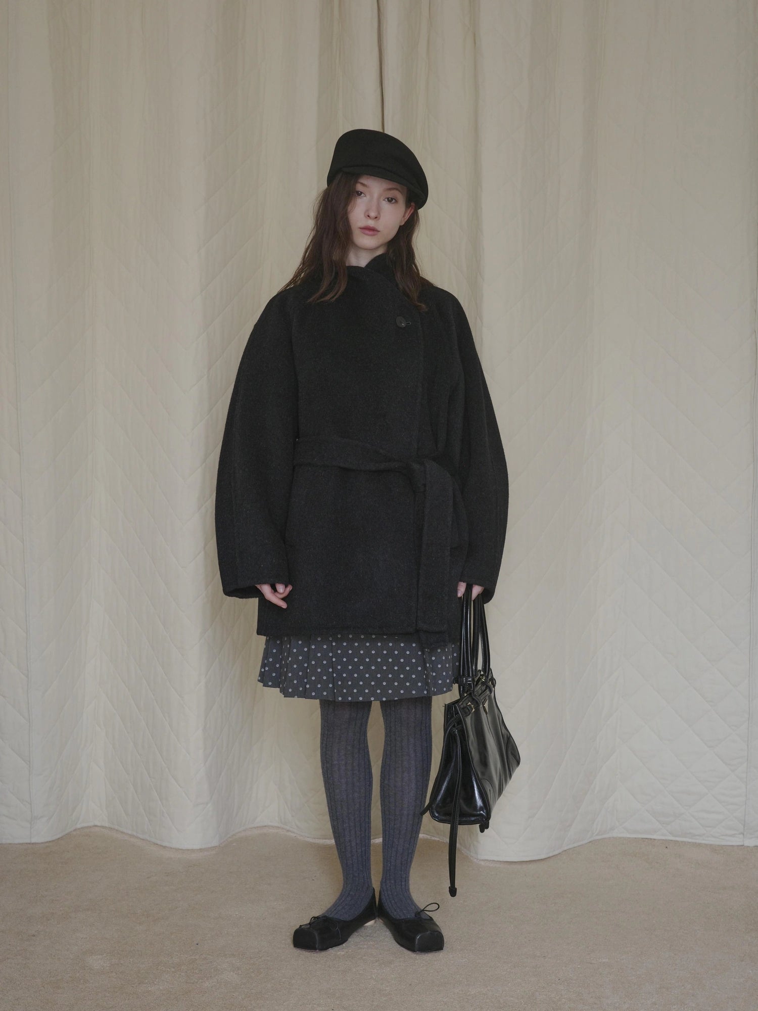 DKZ OFFICIAL Double Faced Wool Feel Overcoat