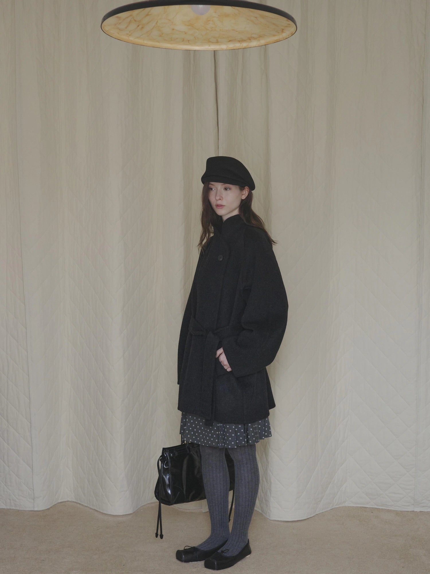 DKZ OFFICIAL Double Faced Wool Feel Overcoat