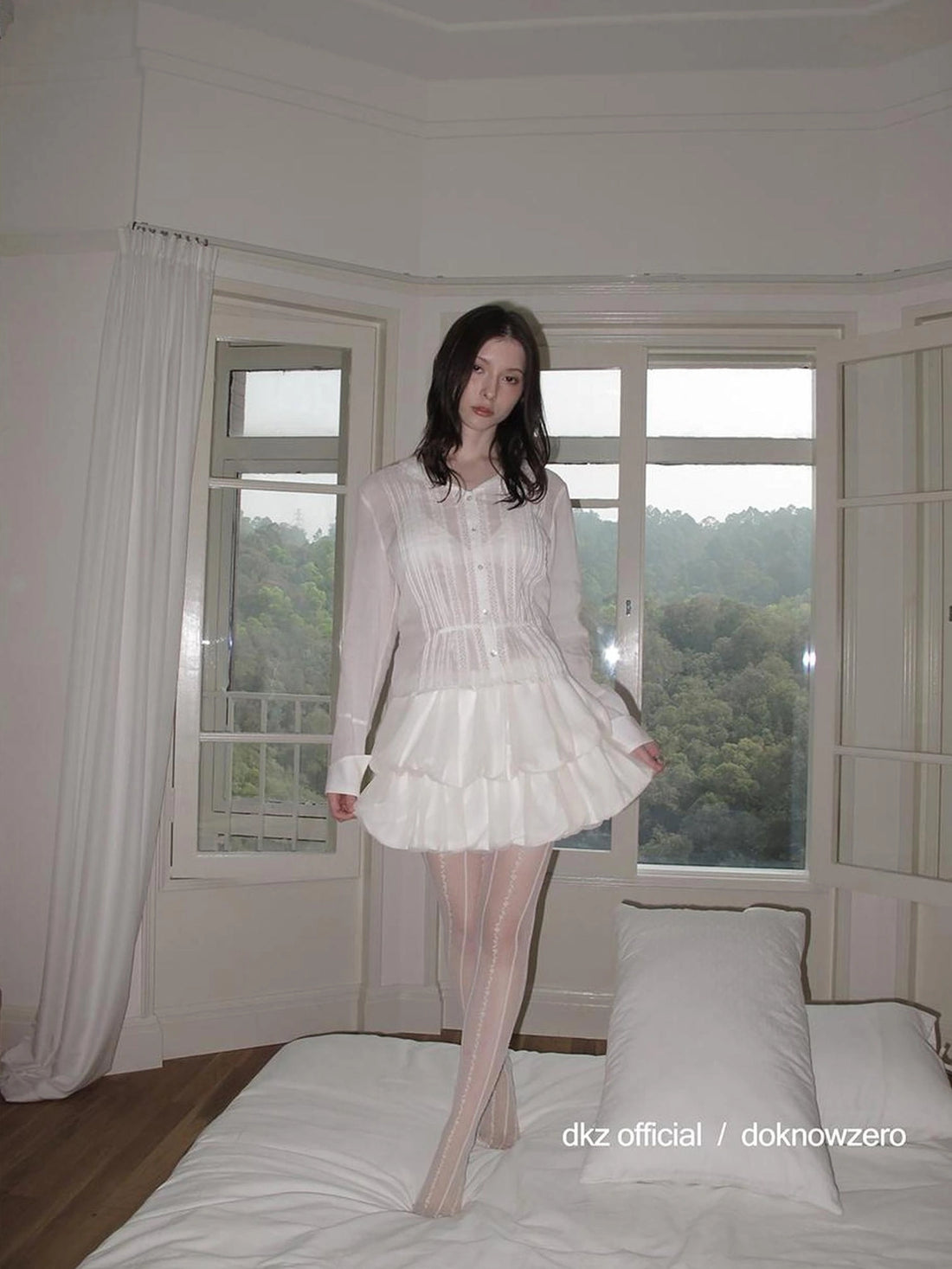 DKZ OFFICIAL Double Layer Ballet Tutu Skirt