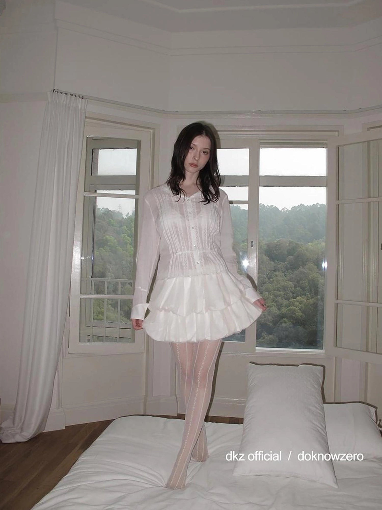 DKZ OFFICIAL Double Layer Ballet Tutu Skirt
