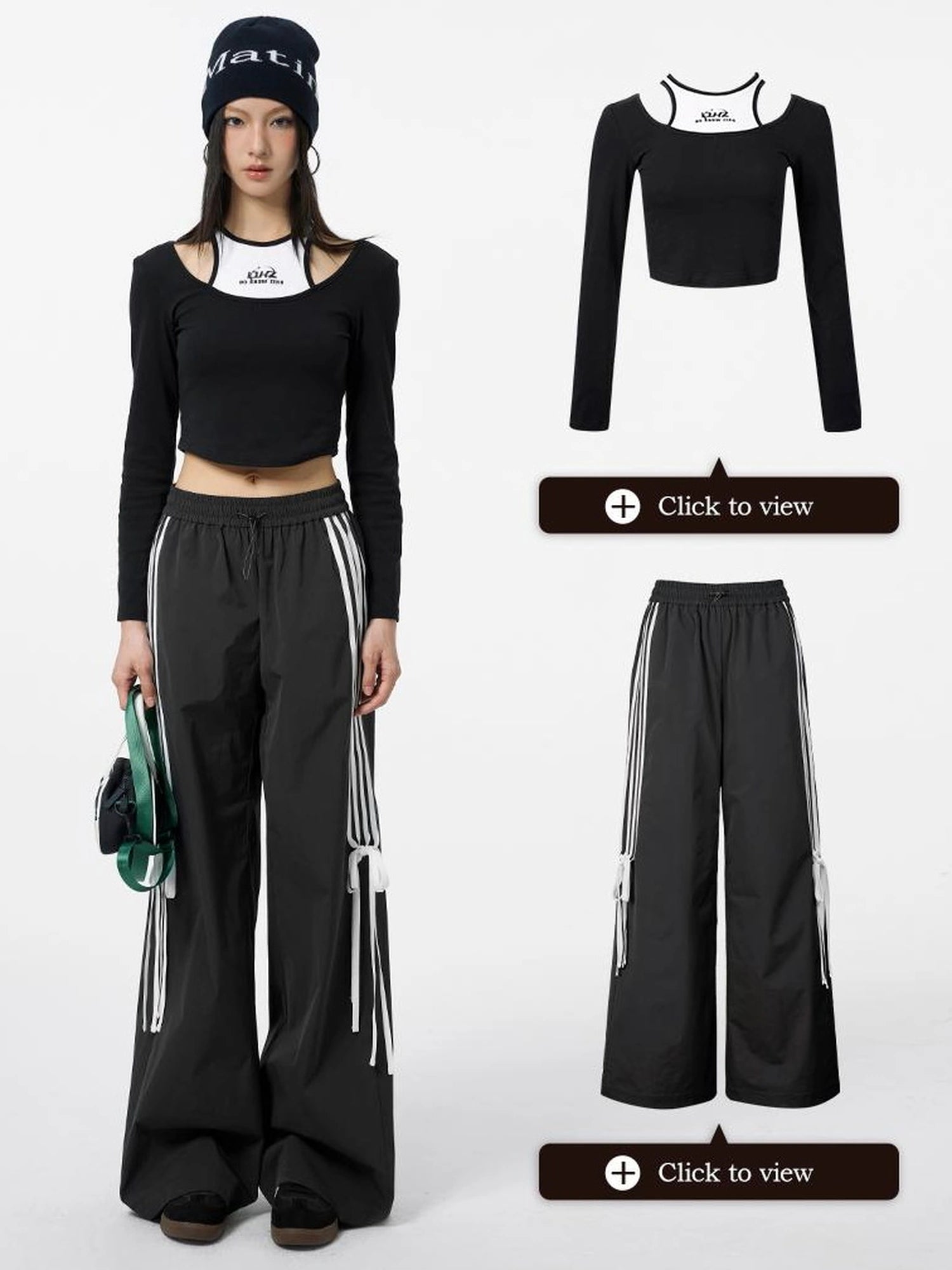 DKZ OFFICIAL Exploratory Layered Crop Tee
