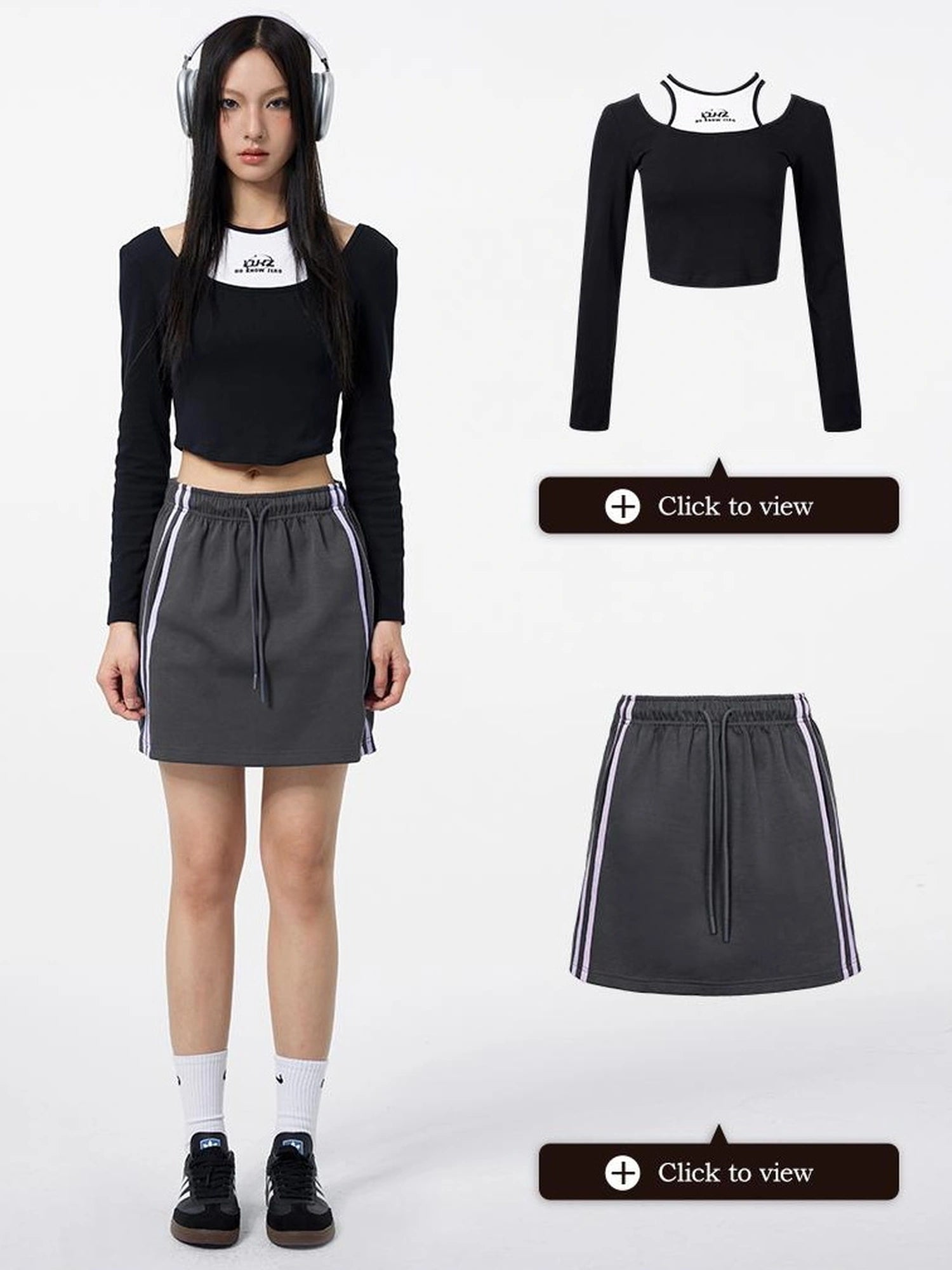 DKZ OFFICIAL Exploratory Layered Crop Tee