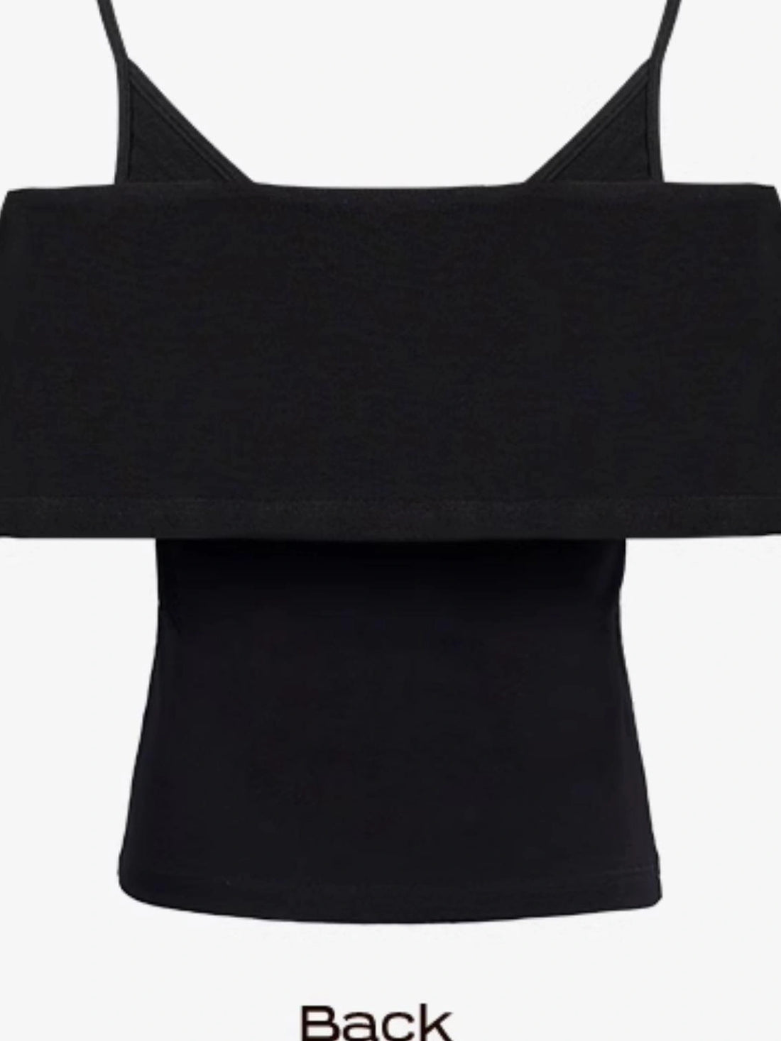 DKZ OFFICIAL False Two-Piece Collarbone Bardot Sleeve Top