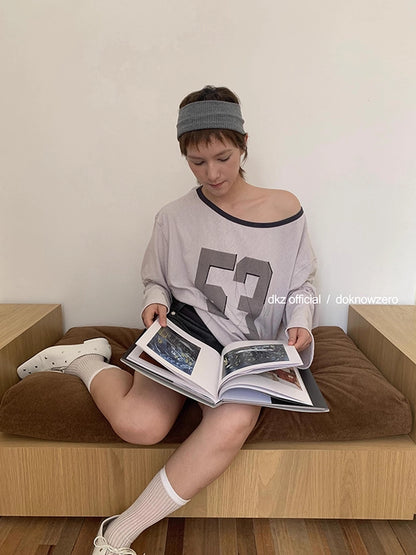 DKZ_OFFICIAL_Flowy_Fringed_Letter_Print_Cold_Shoulder_Blouse_MISSTT