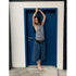 DKZ_OFFICIAL_Gray_Blue_Striped_Open_Back_Cowl_Neck_Women&