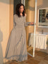 DKZ_OFFICIAL_Gray_One_Shoulder_Knit_Sweater_And_Midi_Dress_Set_MISSTT