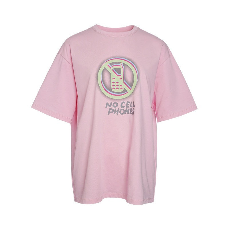DKZ_OFFICIAL_Gray_Pink_Geometric_Text_Print_Women&