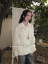 DKZ_OFFICIAL_Green_Vertical_Stripe_Double_Collar_Blouse_With_Bloom_Hem_MISSTT