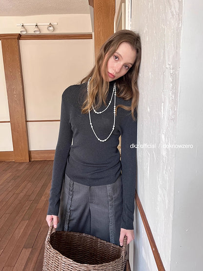 DKZ_OFFICIAL_High_Neck_Slim_Fit_Knit_Top_For_Women_MISSTT