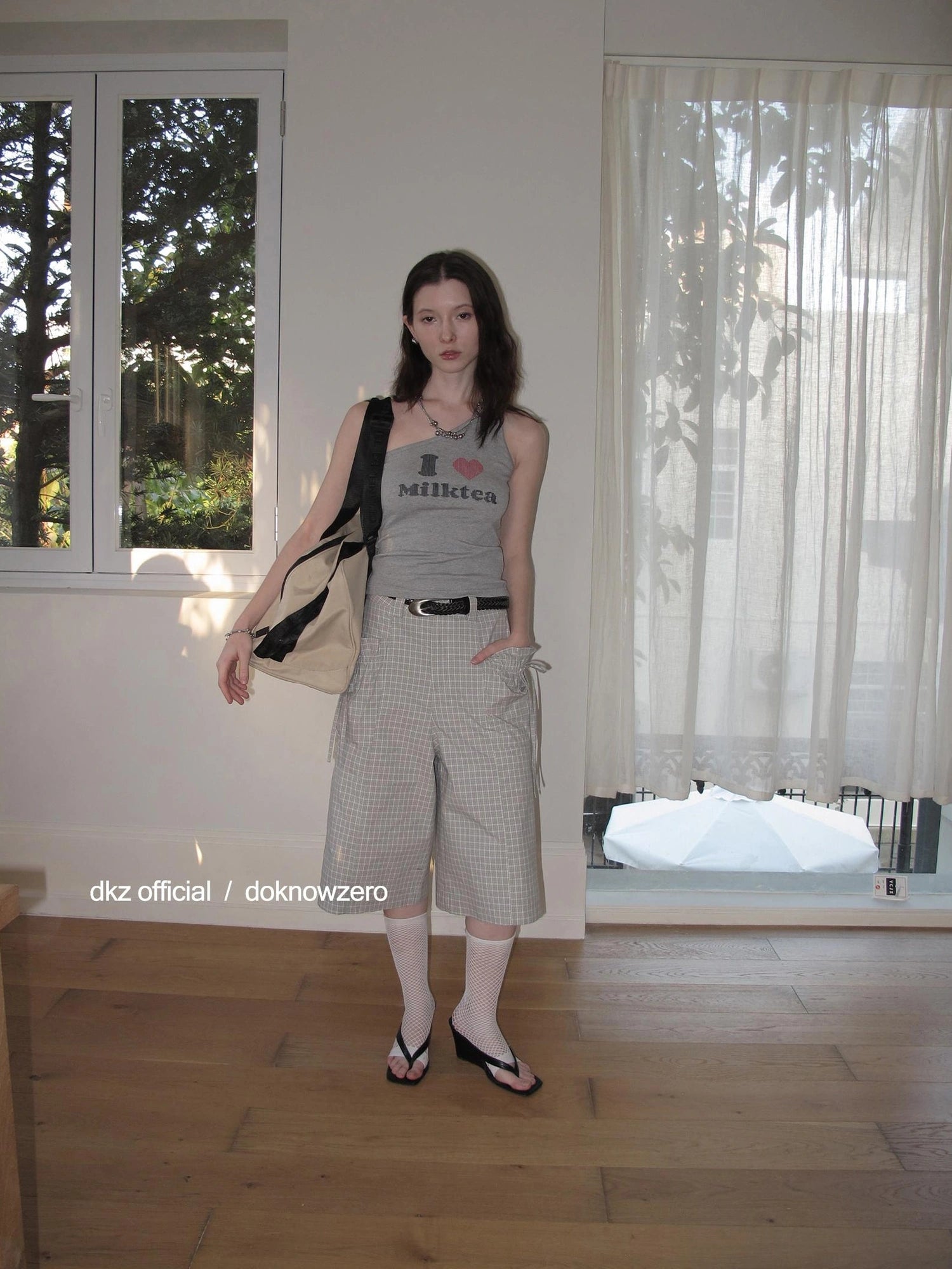 DKZ OFFICIAL I Love Milktea Sleeveless Top